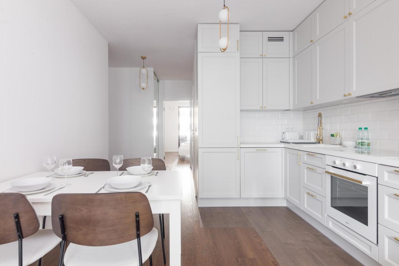 Burakowska Pastel Elegant Apartment Warsaw Exterior photo